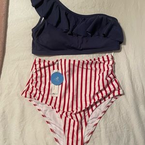 NEW Cupshe 2 pc bathing suit.  Size M